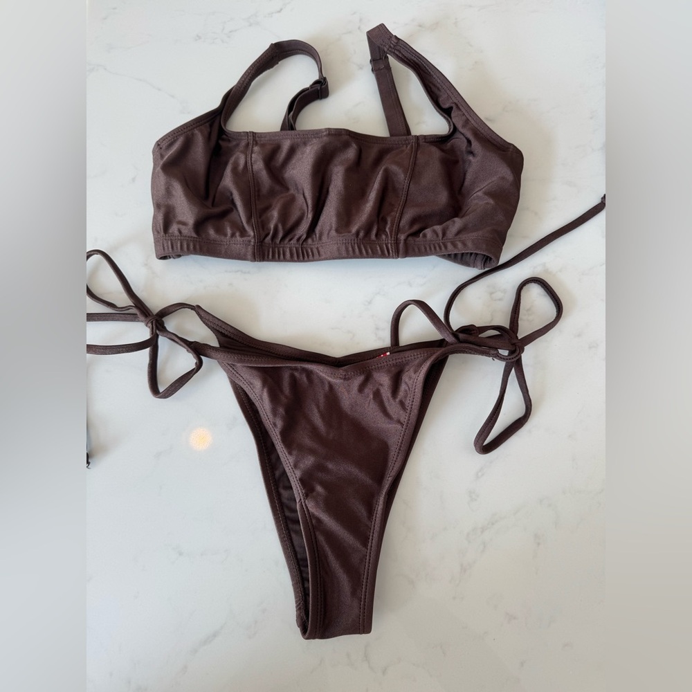 Brown Bikini Set